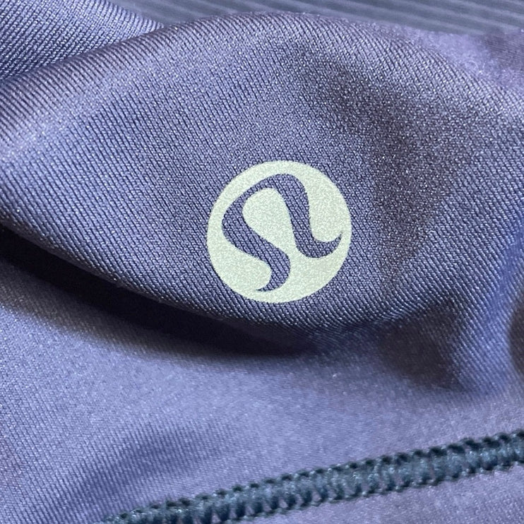 Lululemon Core Kicker Women's Blue Cross Back Wicking Athletic Tank Top Size 8