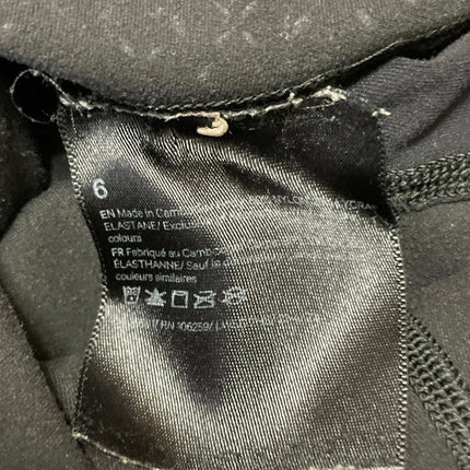 Lululemon Womens Black Mid Rise Athletic Activewear Yoga Skinny Leggings Pants 6