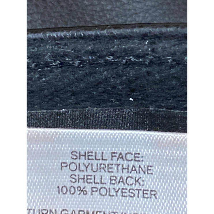 Express Women's Black Faux Vegan Leather High Rise Skinny Trousers Pants Size 0