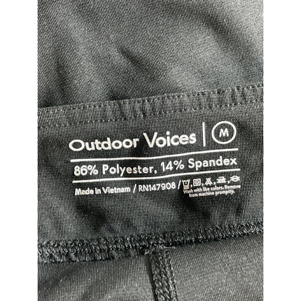 Outdoor Voices Women's Black Tennis Golf Workout Athletic Skirt Skort Size M