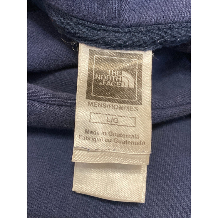The North Face Blue Long Sleeve Active Sports Hoodie Hooded Sweatshirt Top L/G