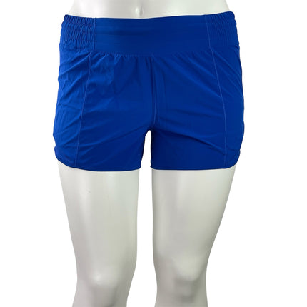 Lululemon Hotty Hot II Women's White Gym Workout Athletic Running Shorts Size 12