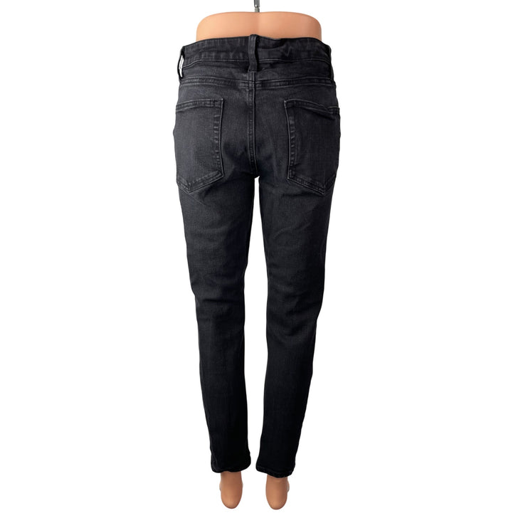No Boundaries Women's Black High Waisted Classic Skinny Denim Jeans Pants 30x30