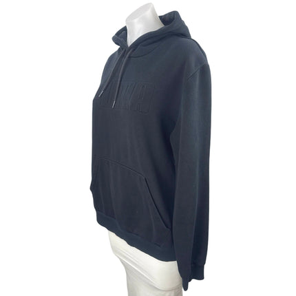 Puma Women's Black Logo Yoga Athletic Activewear Sweater Hoodie Sweatshirt Top M
