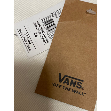 NEW Vans Jennifer Shorti Women's High Rise Boyfriend Denim Jean Shorts Size 26