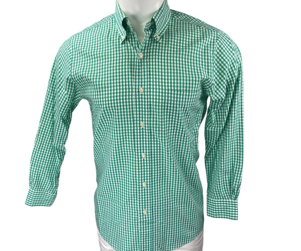 mens green gingham dress shirt Men's Blue & Green Gingham Dress Shirt (Checkered Shirt) – Twillory