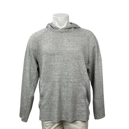 Lululemon At Ease Men's Gray Long Sleeve Pullover Hoodie Sweatshirt Top Size L