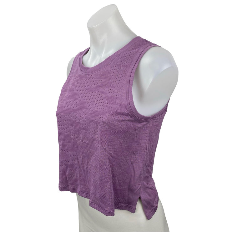 Lululemon Women's Purple Sleeveless Yoga Gym Athletic Activewear Crop Tank Top 4