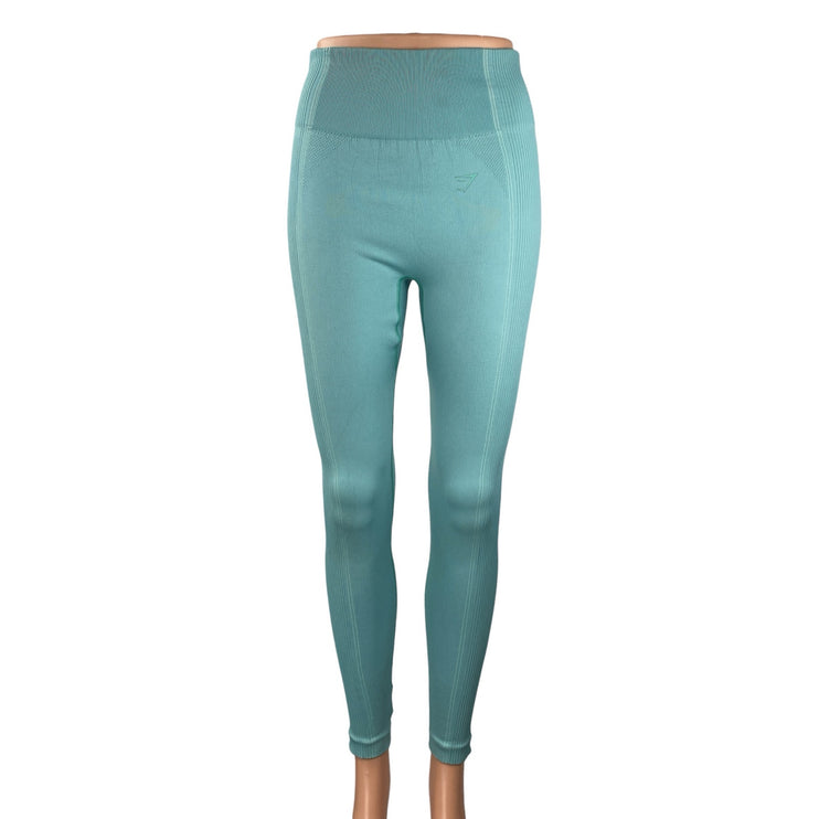 Gymshark Energy Seamless Blue Skinny Yoga Athletic Activewear Leggings Pants S