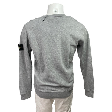 Stone Island Men's Gray Long Sleeve Crew Neck Knit Sweatshirt Sweater Top Size L
