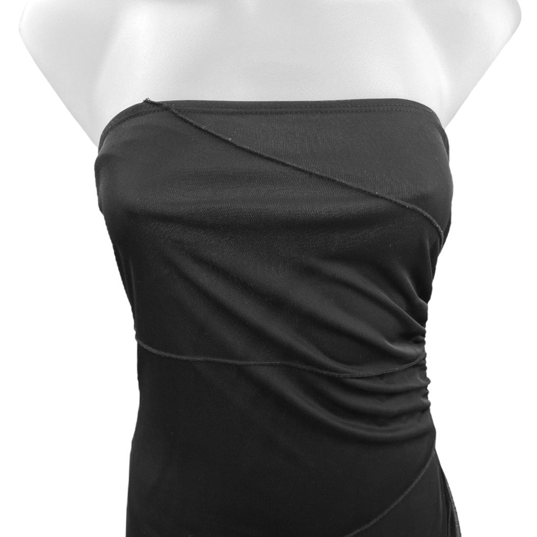 My Michelle Vintage 90’s My Michelle Black Strapless Layered Mesh Asymmetric Dress Size S | Sz: S My Michelle Vintage 90’s My Michelle Black Strapless Layered Mesh Asymmetric Dress Size S | Sz: S