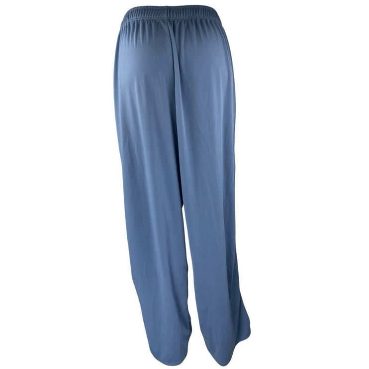 Deyeek Tear Away Mens Blue Split Snap Button Wide Leg Athletic Sweatpants Sz XXL