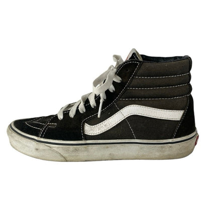 Vans Sk8-Hi Men's Black Side Stripe Lace Up Athletic Skateboard Sneakers Shoes 7