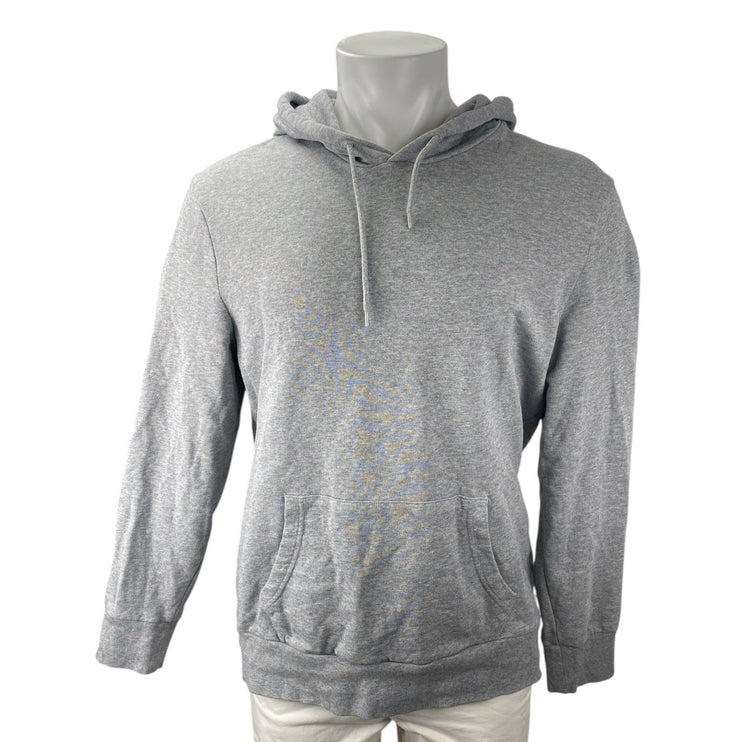 Levi's Men's Gray Cotton Long Sleeve Hooded Hoodie Sweatshirt Sweater Top Size L