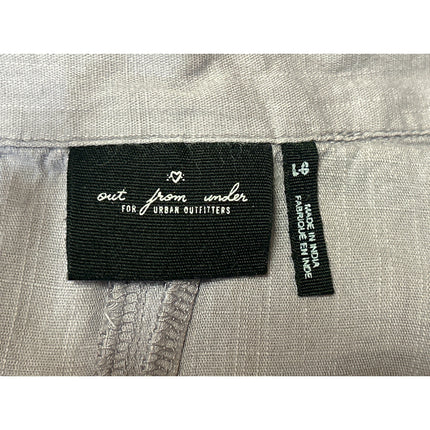 Urban Outfitters Purple Long Sleeve Button Up Shirt Shorts Sleepwear 2 Pc Set L