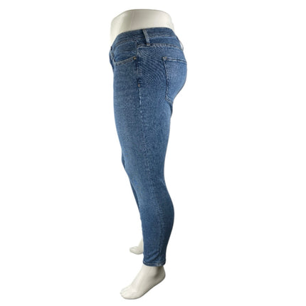 Banana Republic Women's Blue Medium Wash High Rise Skinny Denim Jeans Size 32