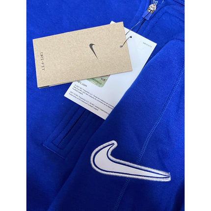 NEW Nike New York Giants Dri-Fit Mens Blue Crew Neck Long Sleeve Sweatshirt Sz L