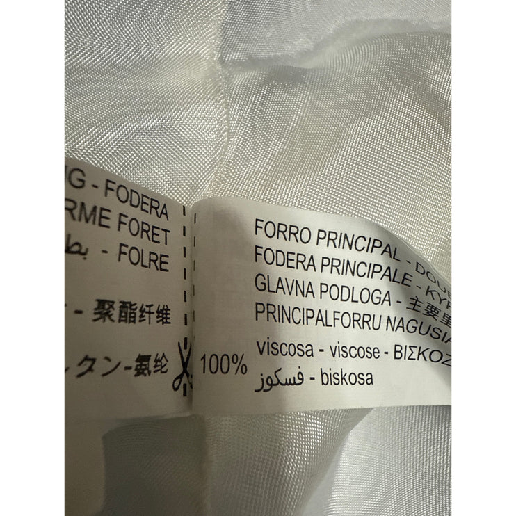 Zara Women's Blue Double Brestaed Long Sleeve Noct Collar Blazer Coat Jacket XS