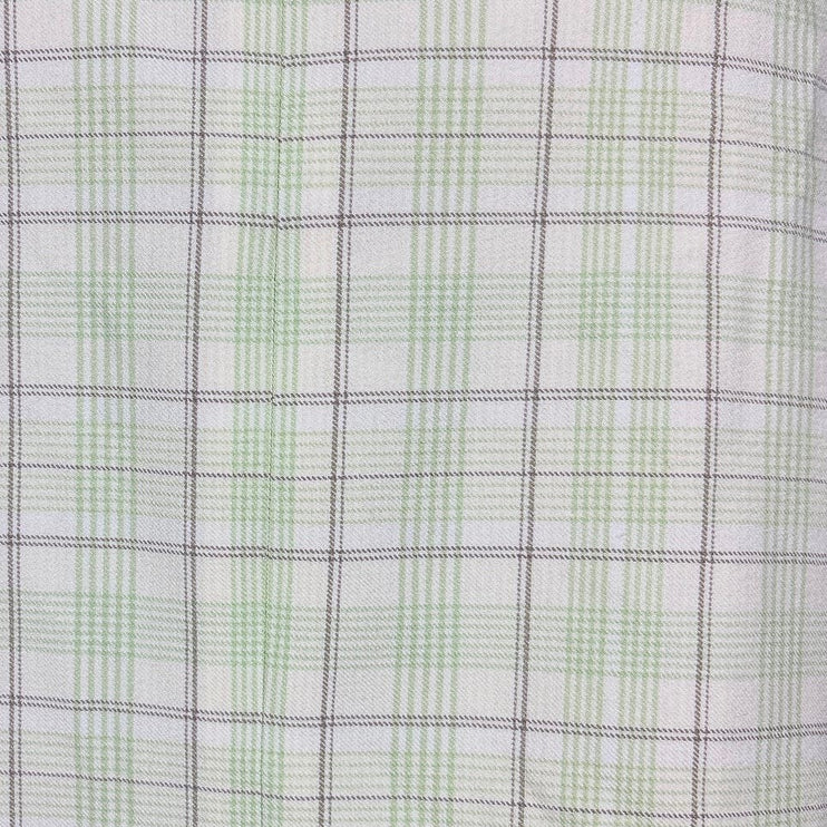 Aritzia Sunday Best NWT Tatiana Lola Green Plaid Slit Straight Mini Skirt Size 2