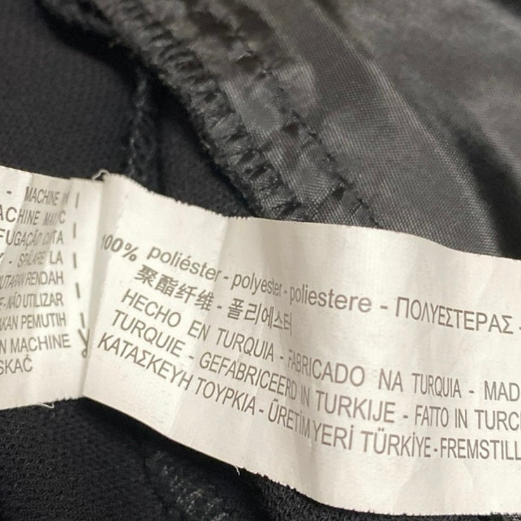 Zara Women's Black Asymmetric Zip Belted Collar Long Sleeve Moto Coat Jacket XS