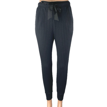 Abercrombie & Fitch Womens Black Rib Knit High Rise Skinny Leggings Pants Sz XS