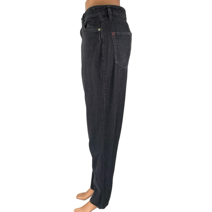 Urban Outfitters BDG Women's Black Corduroy High Rise Tapered Pants Size 28