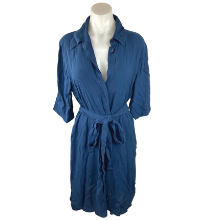 mango blue shirt dress Mango Shirt dress - dark blue
