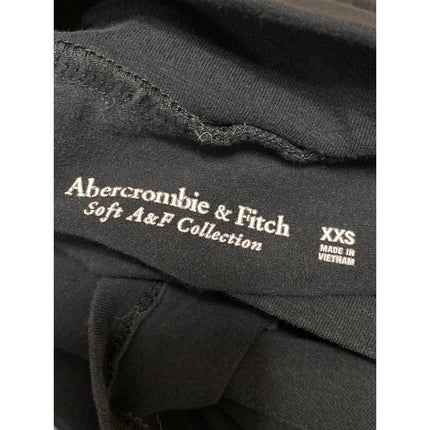 Abercrombie & Fitch Women's Black Soft Long Sleeve Turtleneck Crop Top Size XXS