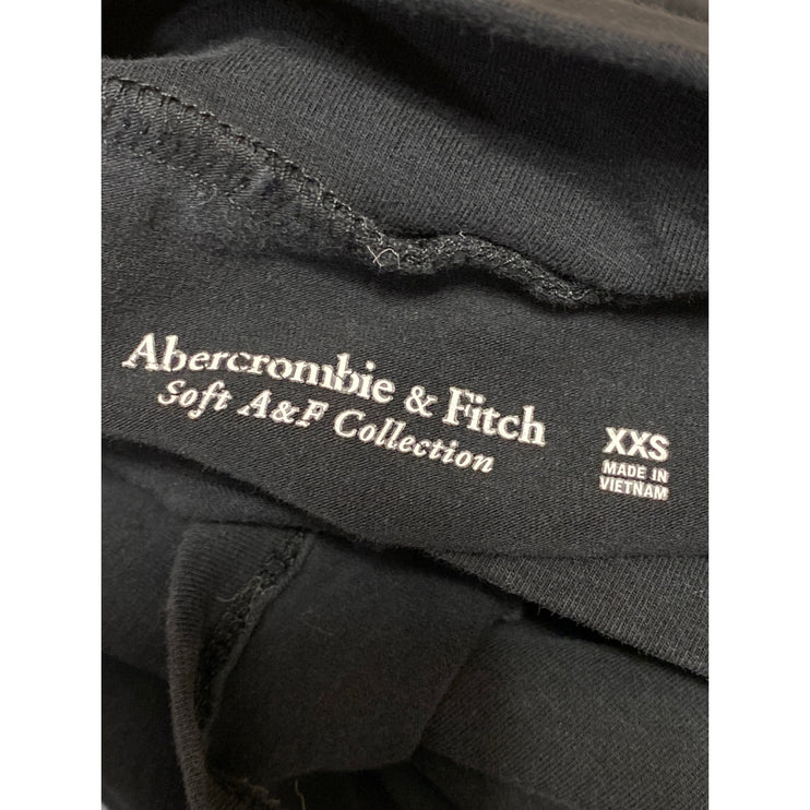 Abercrombie & Fitch Women's Black Soft Long Sleeve Turtleneck Crop Top Size XXS