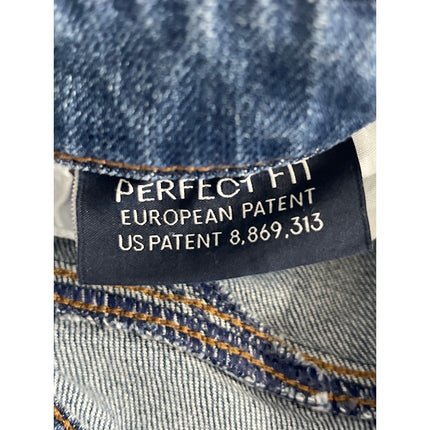 Sportmax Women Blue Perfect Fit High Rise Boyfriend Straight Denim Jeans Size 28