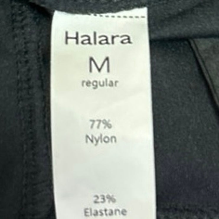 Halara Women's Black High Waisted Drawstring Athletic Leggings Pants Size M