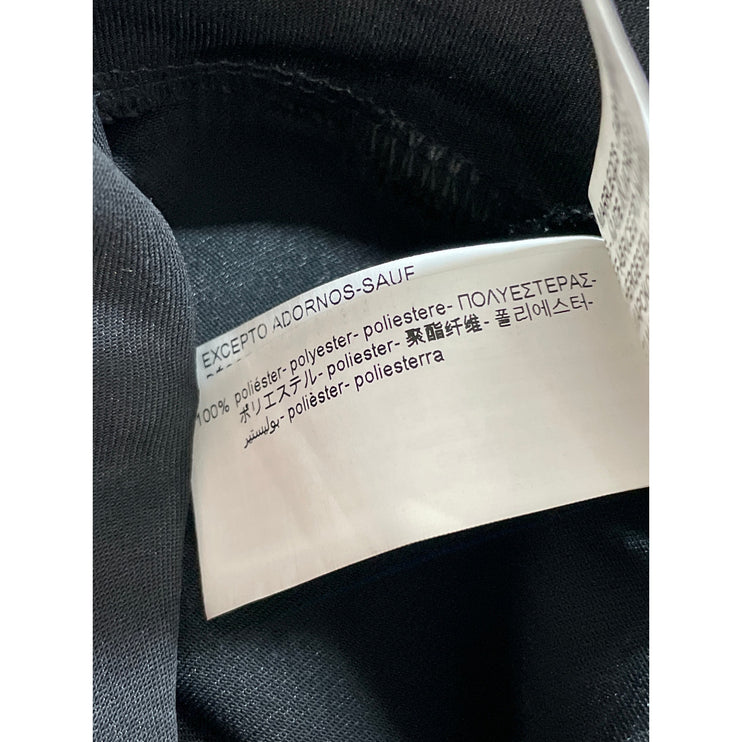 Zara Black Sleeveless V Neck Backless Bow Lace Cami Tank Mini Slip Dress Size L