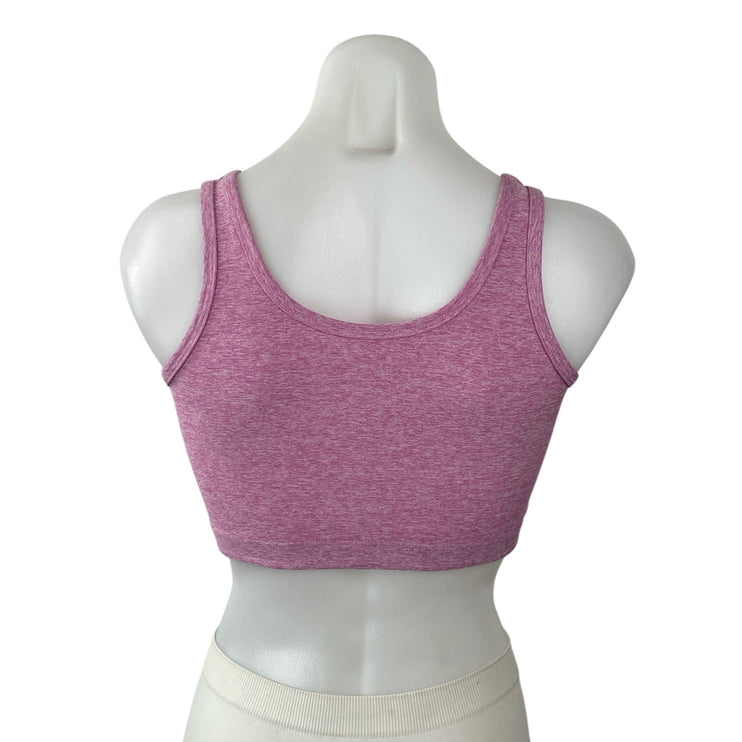 Year of Ours Pink Sleeveless Yoga Gym Athletic Activewear Crop Tank Sports Bra M