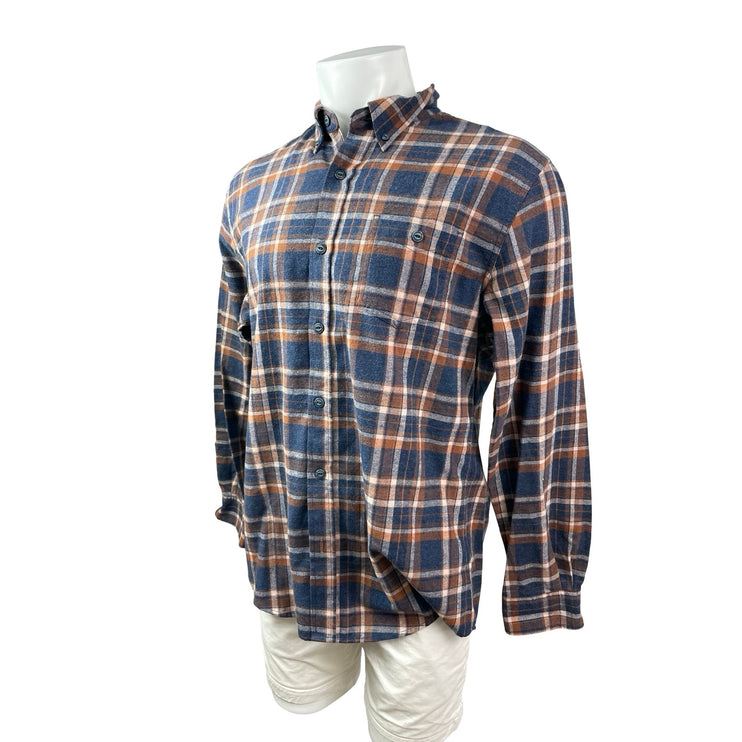 Weatherproof Vintage Plaid Check Collared Long Sleeve Button Down Shirt Top L
