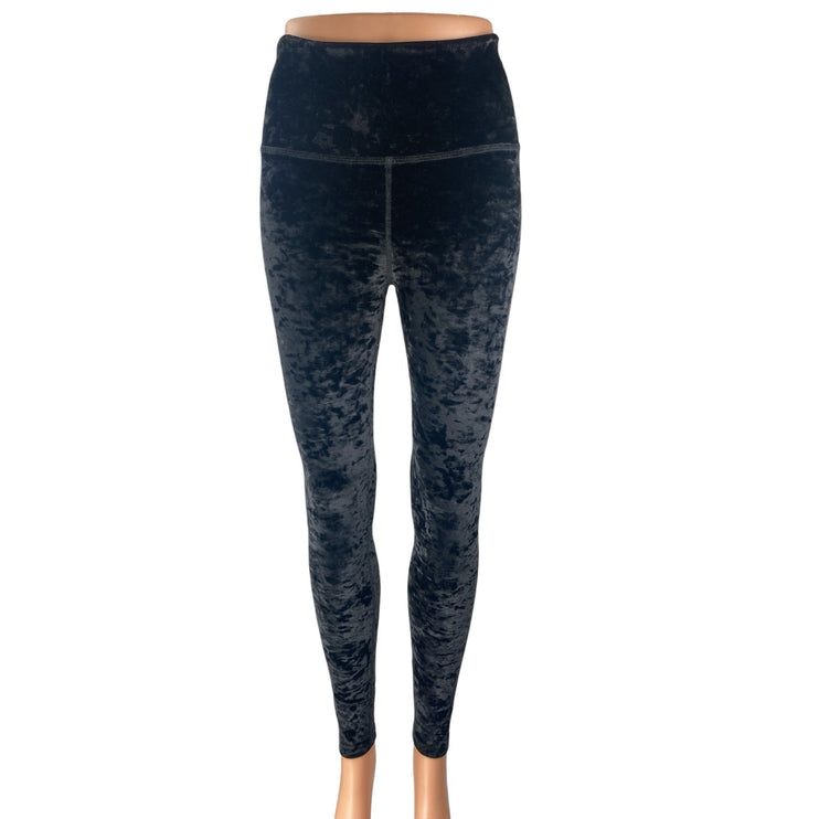 Beyond Yoga Velvet Motion Black Skinny Gym Athletic Activewear Leggings Pants S