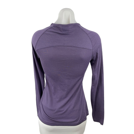 Gymshark Training Purple Long Sleeve Slim Yoga Athletic Activewear Shirt Top S