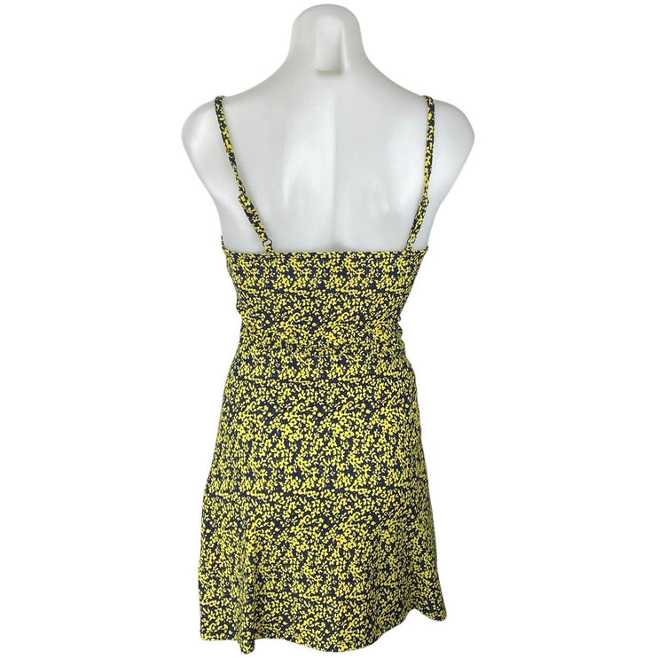 NEW Wednesday's Girl Multicolor Sleeveless Floral Cami Camisole Mini Dress Sz S