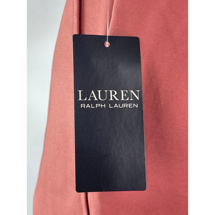 NEW Ralph Lauren Pink Satin High Waisted Straight Trousers Dress Pants Size 12