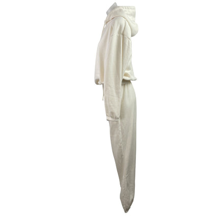 MP MyProtein Women's Cream Lounge Hoodie Hooded Sweatpants 2 Piece Set Size S
