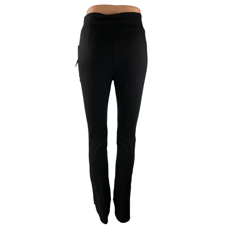 NEW NA-KD Black High Rise Slim Active Jean-ish Leggings Skinny Trousers Pants 36