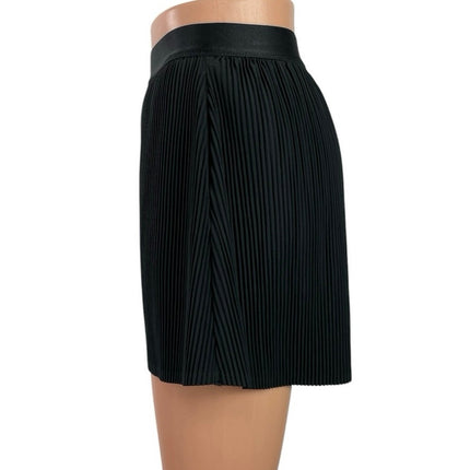 All In Motion Black Pleated Elastic Waist Tennis Golf Athletic Skirt Skort Sz L