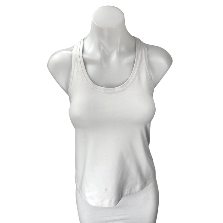 Lululemon Women's White Sleeveless Racerback Workout Athletic Tank Top Size 4