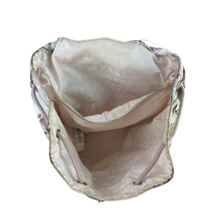 Ted Baker Sukkii Vanilla Floral Woven Drawstring Adjustable Backpack Size OS