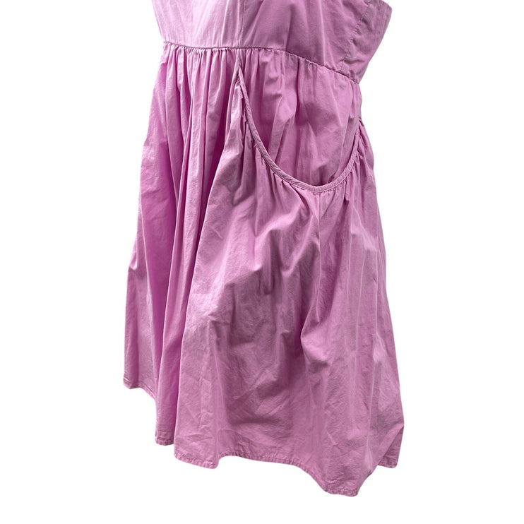 Urban Outfitters Pink Sleeveless Pockets Mini Cami Tank Flare A-Line Dress Sz M