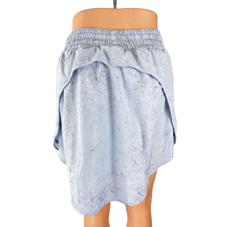Lululemon Hotty Hot High-Rise Gravel Dust Pastel Blue Tennis Golf Skort Skirt 8