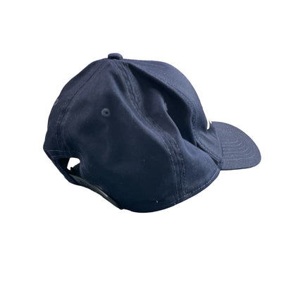 Madhappy Women's Navy Blue White Embroidered Logo Strapback Baseball Cap Hats OS