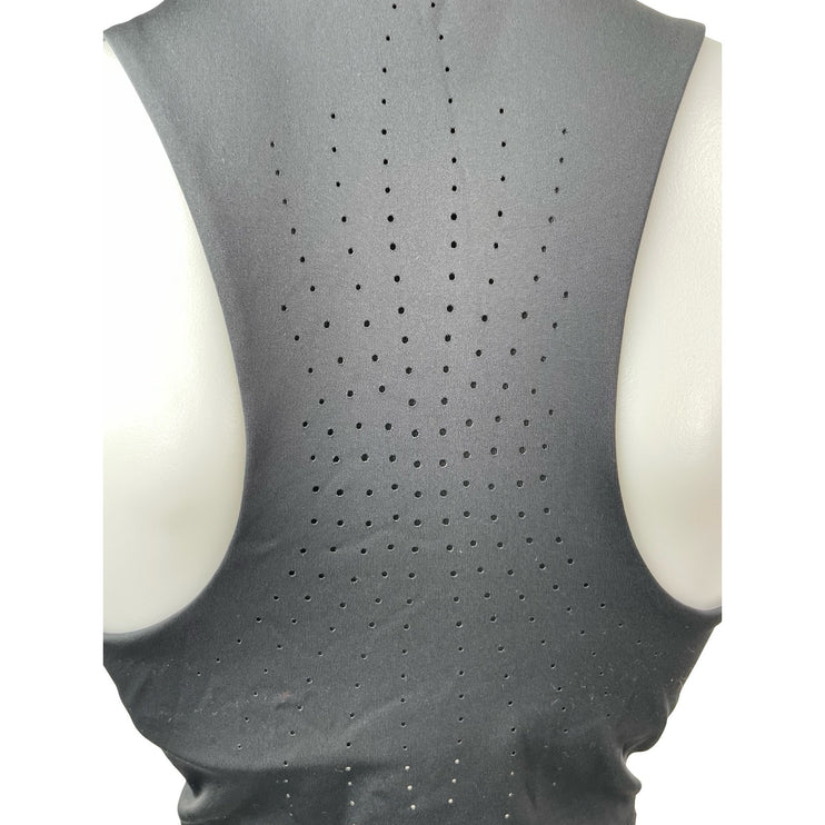 All in Motion Sculpt High Neck Sleeveless Athletic Activewear Crop Tank Top Sz M