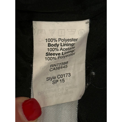 Madewell Lycee Women's Black Long Sleeve Drapey Blazer Coat Suit Jacket Size 0