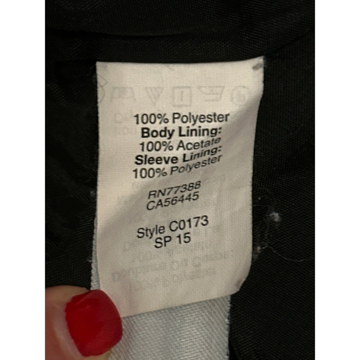 Madewell Lycee Women's Black Long Sleeve Drapey Blazer Coat Suit Jacket Size 0