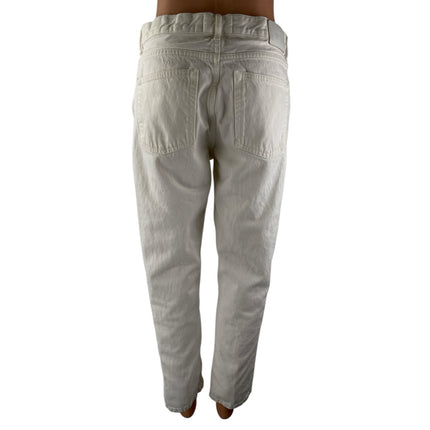 Everlane 90s Cheeky Women's White High Rise Tapered Leg Denim Jeans Pants Sz 29